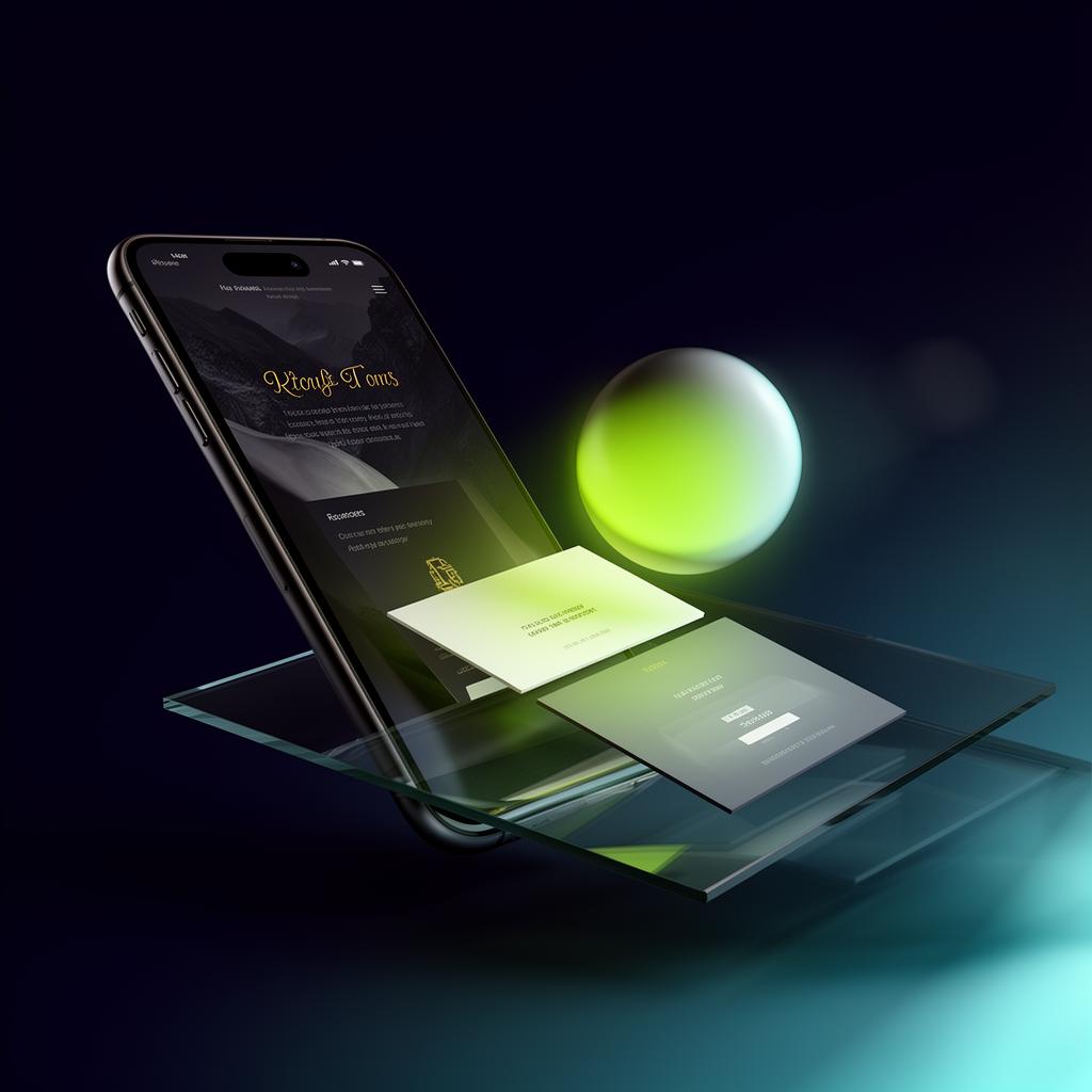 App-Konzept Visualisierung